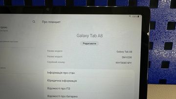 Б/в Планшет Samsung galaxy tab a8 10.5 4/64gb lte 01-200834002