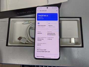 Б/в Мобільний телефон Realme gt neo3 8/128gb 80w 01-200880596