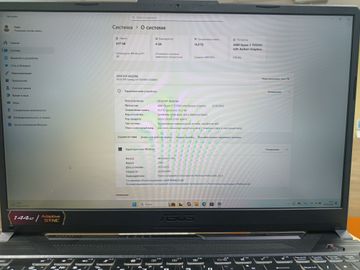 Б/в Ноутбук Asus 17/ryzen 5 7535hs ddr5/16gb ddr5/hdd *відсутній/ssd 512 gb/geforce rtx2050 4gb 01-200899908