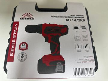 Б/в Дриль-шурупокрут акумуляторний Vitals au 14/2kp 16-000275801