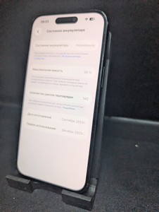 Б/в Мобільний телефон Apple iphone 15 128gb esim 01-201001590