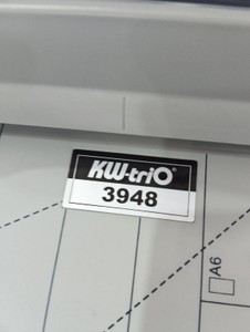 Б/в Гільйотина для паперу Kw-Trio 3948, 360 мм, 50 аркушів 01-201033708