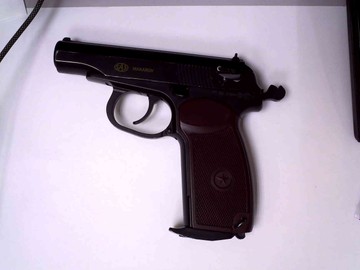 Б/в Пневматичний пістолет Sas (Sport Air Shooting) makarov blowback 01-201042105