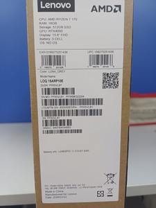Б/в Ноутбук Lenovo 15/ryzen 7 170 ddr5/16gb ddr5/hdd *відсутній/ssd 512 gb/geforce rtx4050 6gb 01-201075567