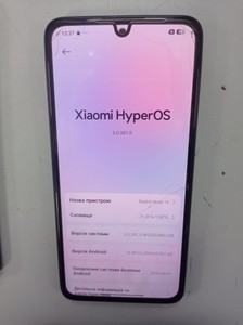 Б/в Мобільний телефон Xiaomi redmi note 14 6/128gb 01-201113003