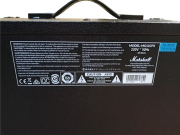 Б/в Комбопідсилювач Marshall mg15cfx 01-201126192