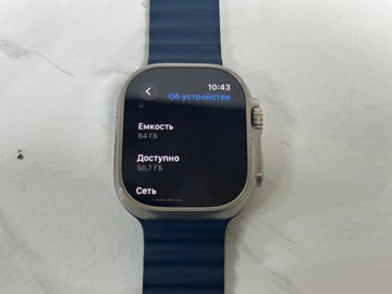 Б/у Смарт-часы Apple watch ultra 2 gps + cellular 49mm titanium case 01-201152356