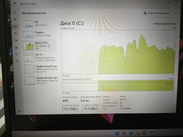 Б/в Ноутбук Acer 15/ryzen 7 7445hs ddr5/16gb ddr5/ssd 512 gb/geforce rtx4050 6gb 01-201167166