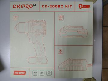 Б/у Шуруповерт Dnipro-M cd-200bc compact 1акб 2ah зп 01-200808581