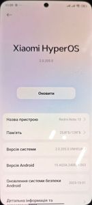 Б/у Мобильний телефон Xiaomi redmi note 13 4g 6/128gb 01-200812838