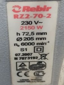 Б/у Пила дисковая Rebir rz2-70-2 01-200775122