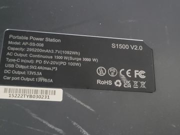 Б/в Зарядна станція Allpowers s1500 1500w 1092wh 01-200819546