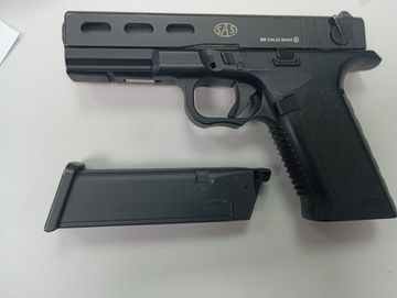 Б/в Пістолет пневматичний Sas g18 blowback 01-200832952