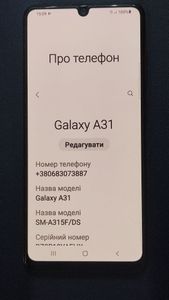 Б/у Мобильный телефон Samsung galaxy a31 4/64gb 01-200836832