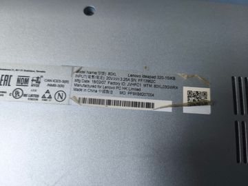 Б/у Ноутбук Lenovo 15/pentium 4415u ddr4/8gb ddr4/hdd 500 gb/ssd *відсутній/geforce 940mx 2gb 01-200854575