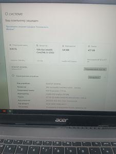 Б/в Ноутбук Acer 15/core i3-1215u ddr5/8gb ddr5/ssd 512 gb/*інтегрована 01-200885784