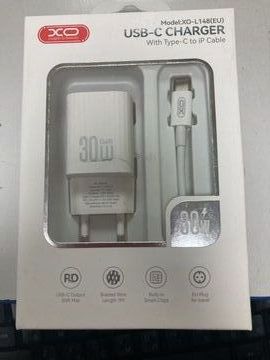 Б/в Мережевий зарядний пристрій Xo l148 + type c 01-200893829