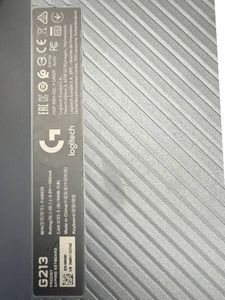 Б/в Клавіатура Logitech g213 prodigy rgb gaming keyboard us 01-200892142