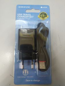 Б/в Мережевий зарядний пристрій Borofone ba20a type c 16-000275559