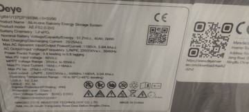 Б/в Гібридний сонячний інвертор Deye ae-fs2.0-2h2 01-200924211
