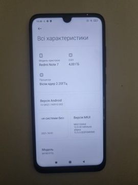Б/в Мобільний телефон Xiaomi redmi note 7 6/64gb 01-200930540