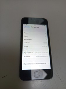 Б/в Плеєр mp3 Apple ipod touch 7gen 32gb a2178 01-200945873