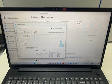 Б/в Ноутбук Lenovo 15/core i3-1315u ddr5/8gb ddr5/hdd *відсутній/ssd 250 gb/*інтегрована 01-200940884