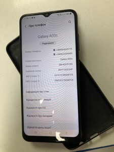 Б/в Мобільний телефон Samsung galaxy a03s 4/64gb 01-200953790