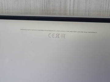 Б/в Ноутбук Apple macbook pro 13 2020 a2251/ core i5 2.0ghz/ ram 16gb/ ssd 512tb/ intel iris plus 01-200915917