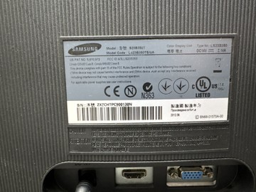 Б/у Монитор Samsung s23b450t 01-200996777