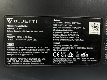 Б/в Зарядна станція Bluetti ac60 01-201003501