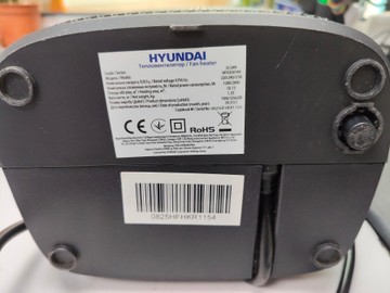 Б/у Обогреватель Hyundai hfh2001kr 01-201064545