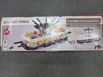 16-000239540: Gourmetmaxx raclette and fondue set