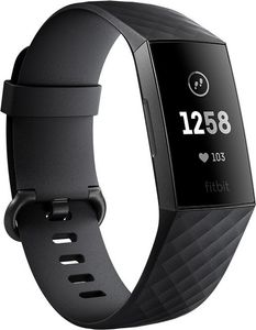 Фитнес-браслет Fitbit charge 3/graphite fb409gmbk