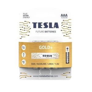 Tesla gold+ aaa/alkaline/lr03/1.5v/упак4шт