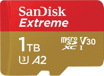 Sandisk microsdxc 1tb uhs-i extreme u3 a2 v30