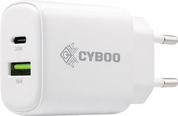 Cyboo usb+type-с 20w