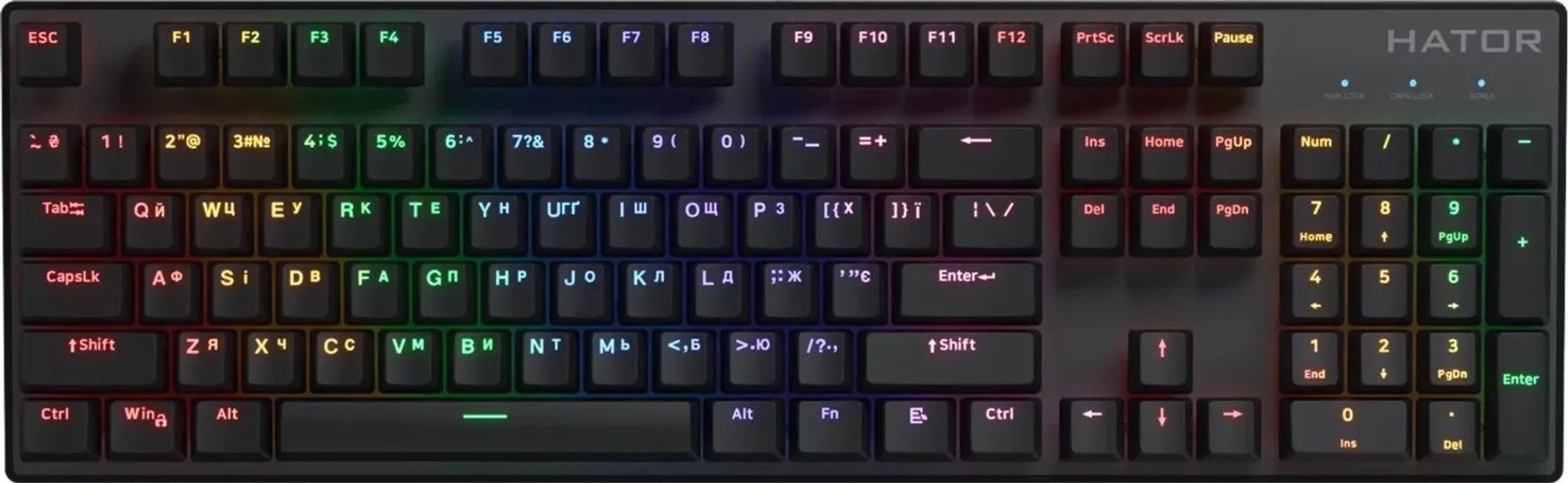 Клавиатура Hator icefall mecha rainbow