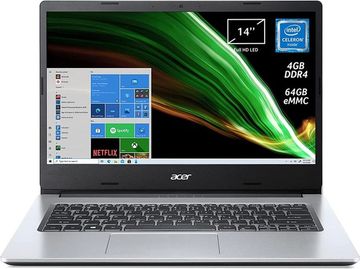 Acer 14/celeron n4500 ddr4/4gb ddr4/ssd 120 gb/*інтегрована