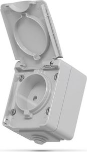 Videx Binera ip65 розетка зовнішня одинарна