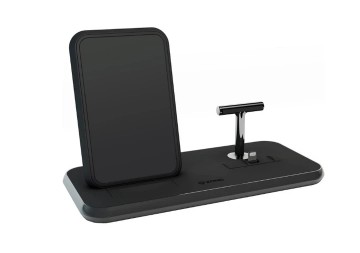 Zens stand + dock + watch aluminium wireless charger