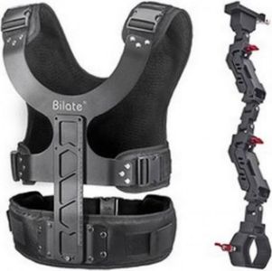 Bilate camera stabilizer vest and arm shock absorbing vest