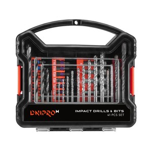 Dnipro-M drills&bits 41 pcs set