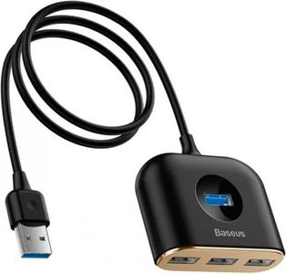 Baseus square round 4 in 1 usb hub adapter