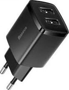 Baseus compact charger 2usb 2.1a 10.5w
