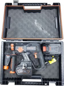 Дніпром dga-201/сd-218/dhr-201bc compact/зп (fc-230 dual)/акб 2шт. (bp-260 20v 6,0 аh)