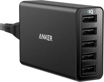 Зарядний пристрій Anker power port 5