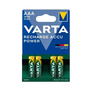 Varta recharge accu power aaa 1000mah/ 4шт упаковка