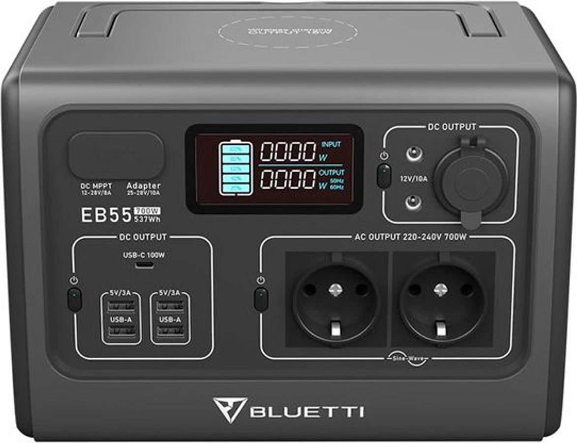 eb55 portable power station 700w 537wh