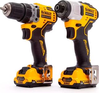 Dewalt dcd701+dcf801+зп dcb112+ 2 акб dcb122 12v 2.0ah